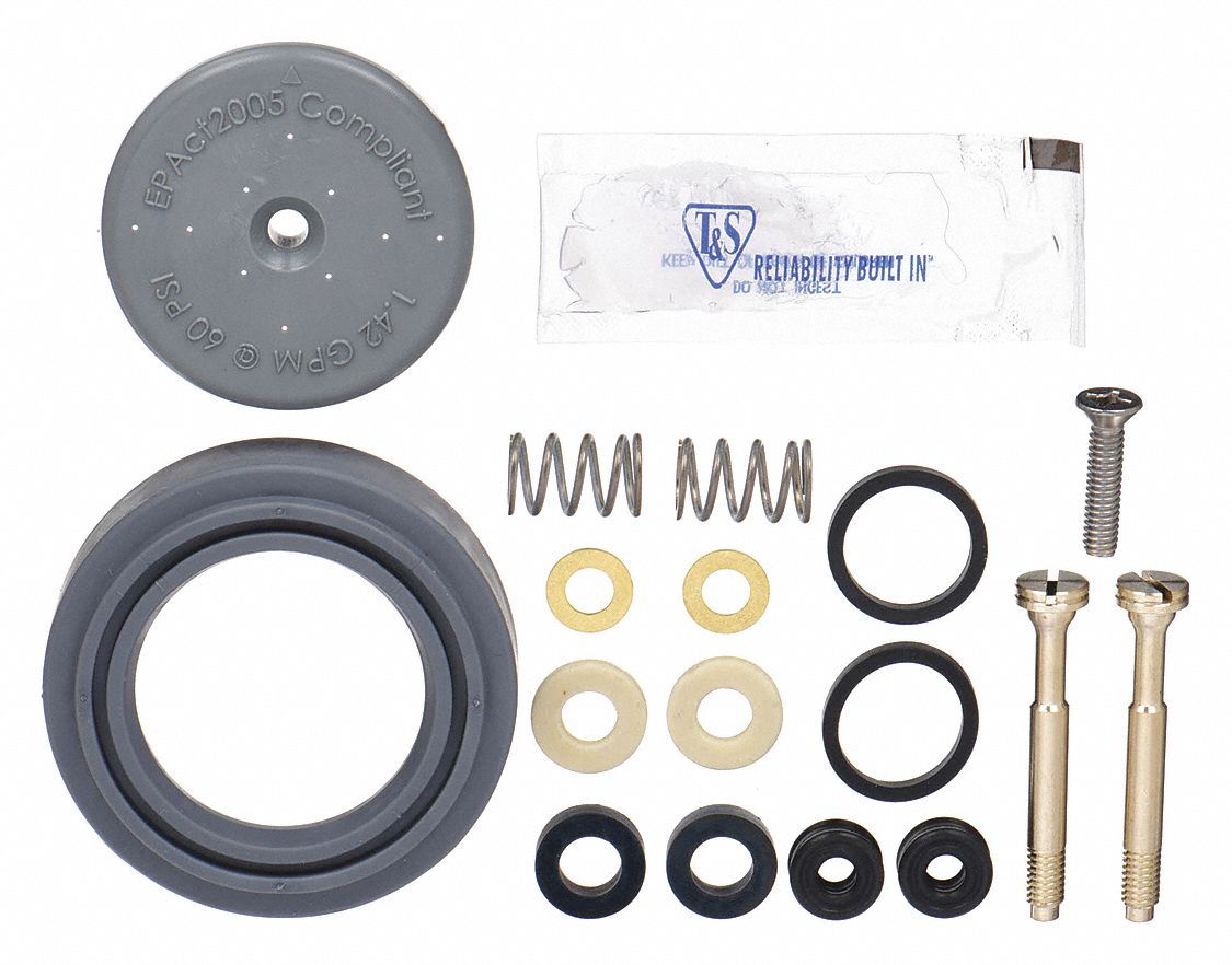 SPRAY VALVE REPAIR KIT: FITS T AND S BRASS BRAND, 1.15 GPM FLOW RATE