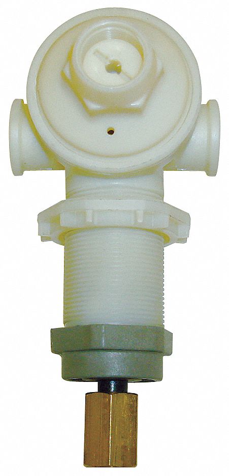 RH Flow Valve and Regulator White Metal
