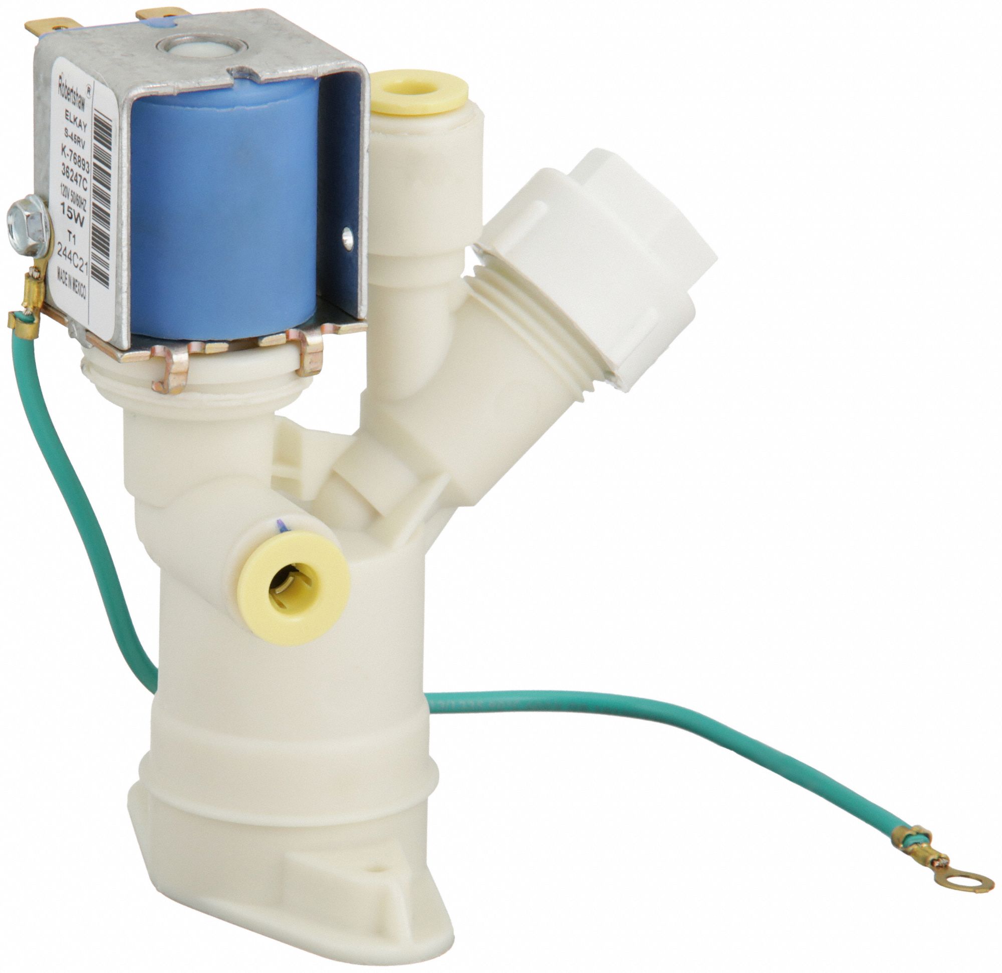 SOLENOID VALVE,WHITE, RUBBER