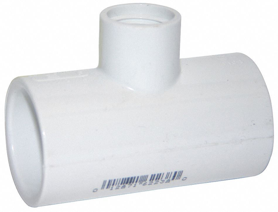 Mueller Industries Pvc Reducer Tee Socket X Socket X Fnpt 3 4 X 3 4 X 1 2 Pipe Size Pipe Fitting 5wny3 402 101 Grainger