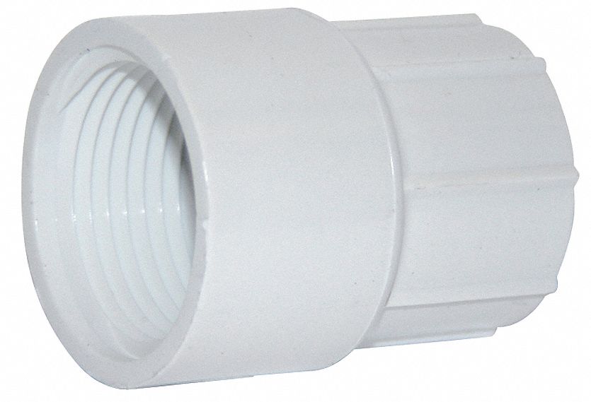 1/2 in x 3/4 in Fitting Pipe Size, Schedule 40, Adapter - 5WPK0|435-101 ...