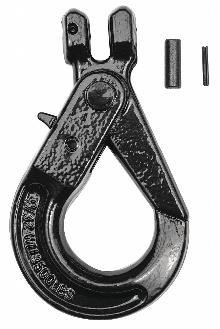SLIP HOOK, 3,500 LB WORKING LOAD LIMIT, 80 HOOK GRADE, STEEL, 9/32 IN MATERIAL THICK, CLEVIS