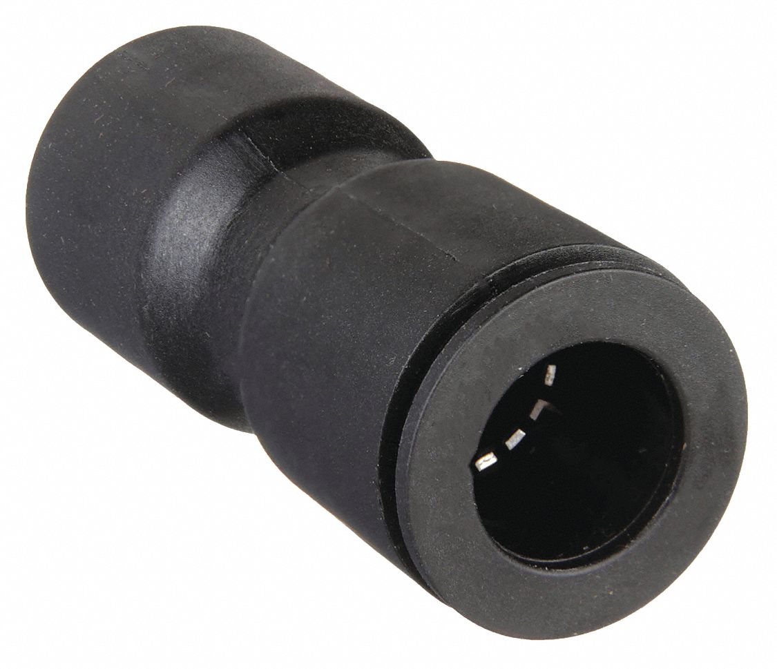 REDUCING UNION: NYLON, PUSH-TO-CONNECT X PUSH-TO-CONNECT, FOR 10 MM X 12 MM TUBE OD, 10 PK