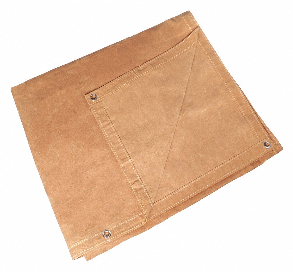 TARP,STANDARD DUTY,CANVAS,6 X 8FT