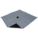 DRAINAGE TARP, 12 X 12 FT, POLYETHYLENE, BLACK/SILVER, 1 LEAK DIVERTER