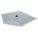 DRAINAGE TARP, 7 X 7 FT, POLYETHYLENE, WHITE, 1 LEAK DIVERTER