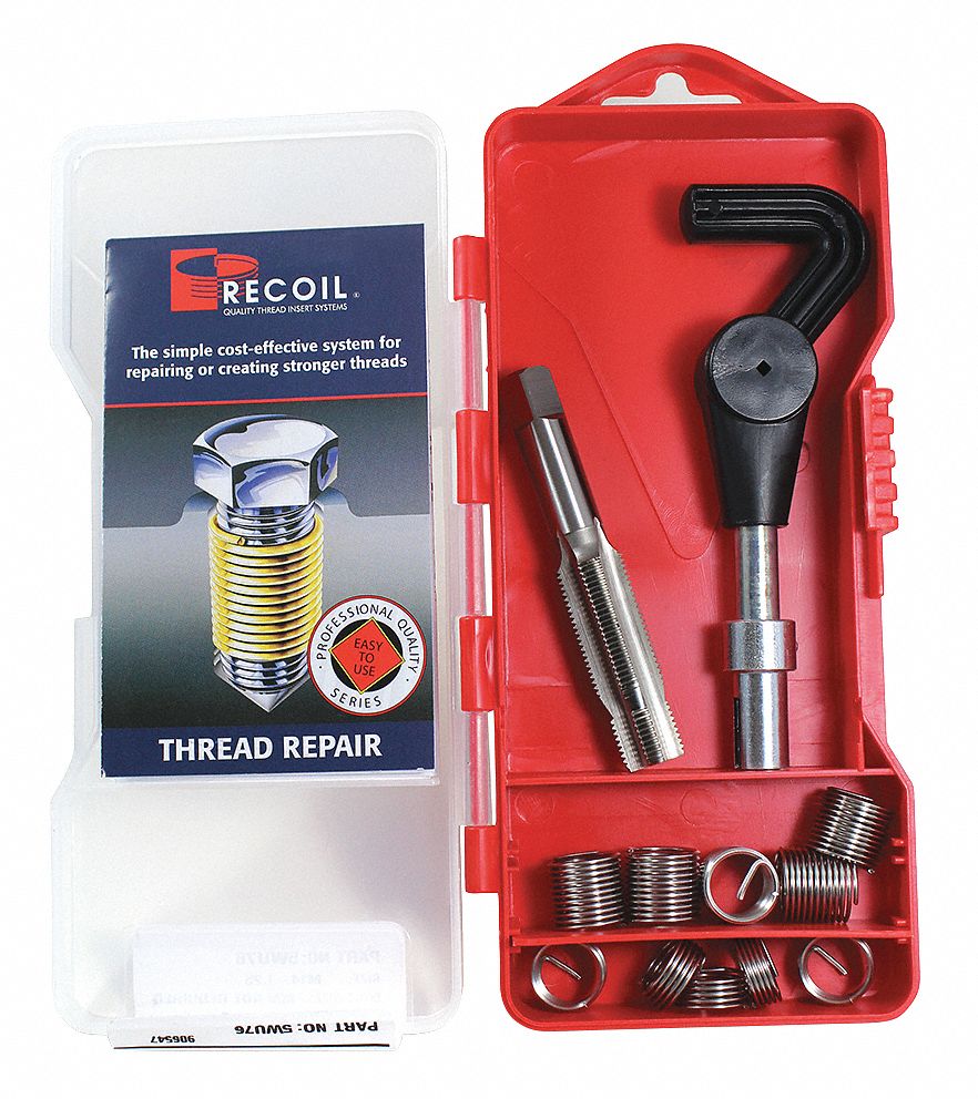 RECOIL 304 Stainless Steel Helical Thread Repair Kit, M14 x 1.25 Size