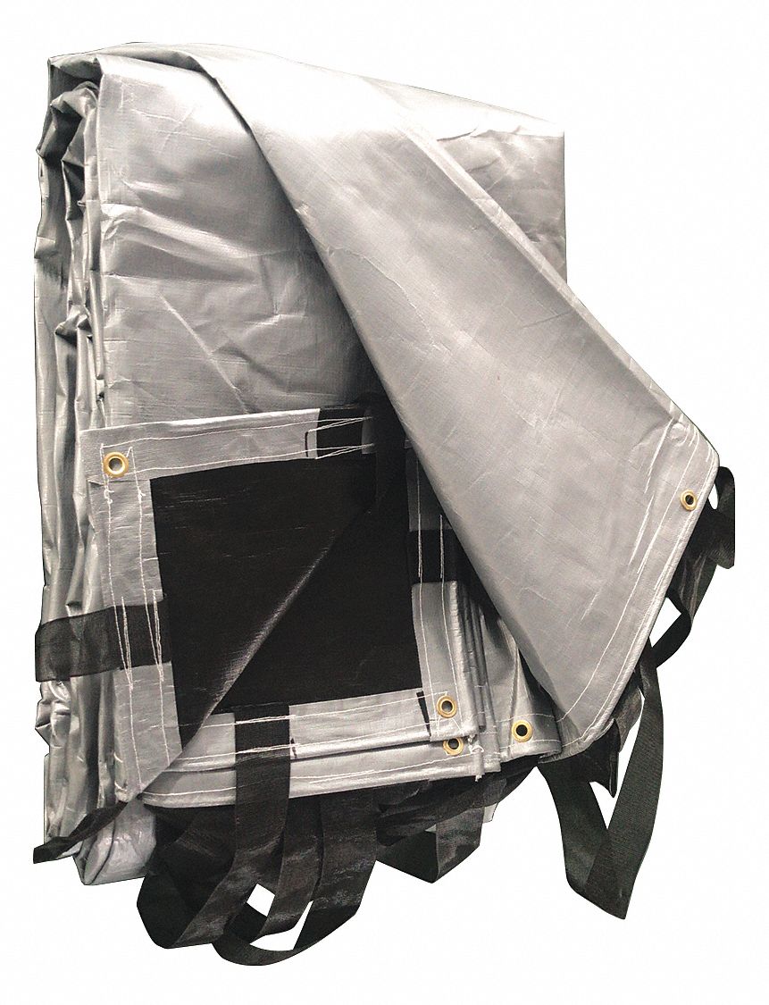 Heavy Duty, 25 x 48 ft Cut Size, Hay Cover Tarp 5WUF35WUF3 Grainger