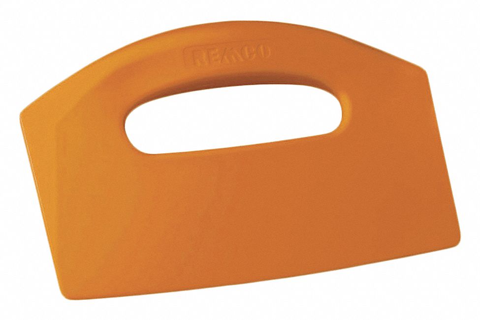 Remco Bench Scraper Poly 8 1 2 X 5 In Orange 5wuj5 69607
