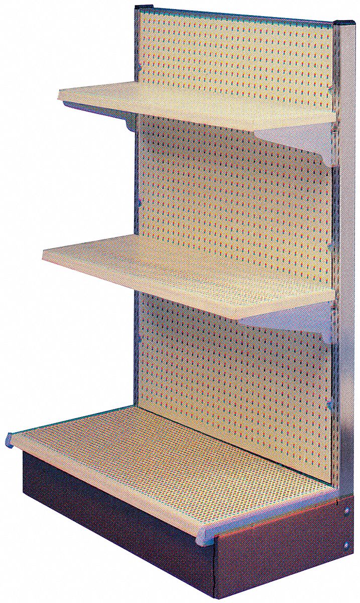 5WUZ1 - Gondola Shelving Open End Cap Steel 52 