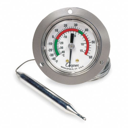 Analog Panel Mount Thermometer Grainger