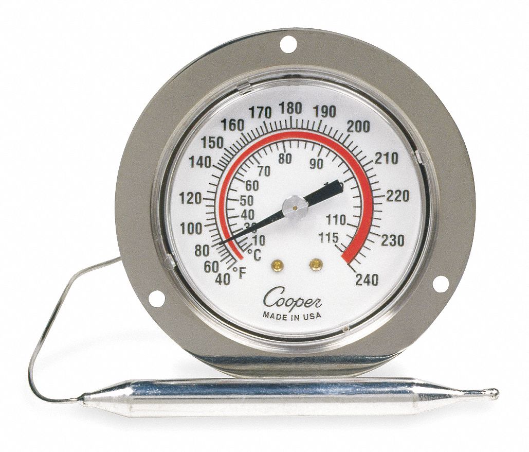 Analog Panel Mount Thermometer Grainger