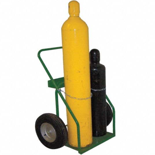 2 Cylinder Capacity, 780 lb Load Capacity, Welding Cylinder Hand Truck ...