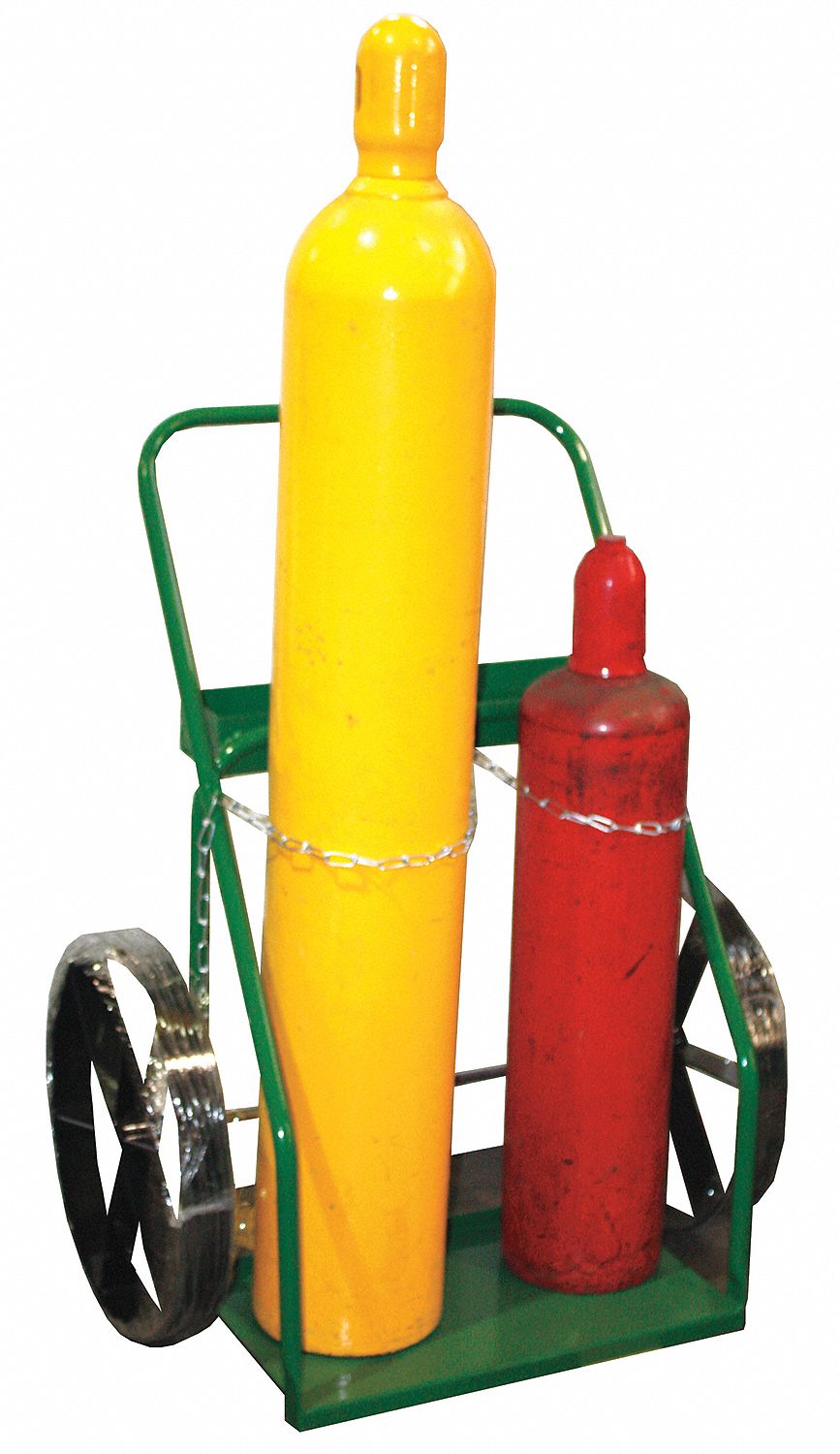 2 Cylinder Capacity, 400 lb Load Capacity, Welding Cylinder Hand Truck ...