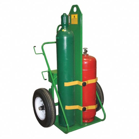 SAFTCART Firewall Welding Cylinder Hand Truck, 1,000 lb Load Capacity ...