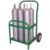 Two-Wheel Tilt-Back Vertical Medical Cylinder Carts