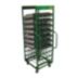 Compact Four-Wheel Horizontal Rack-Style Medical Cylinder Carts