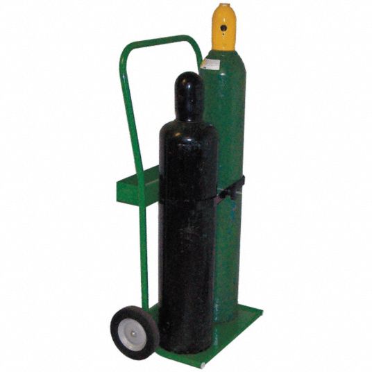 SAFTCART Welding Cylinder Hand Truck, 250 lb Load Capacity, 45 in x 25 ...