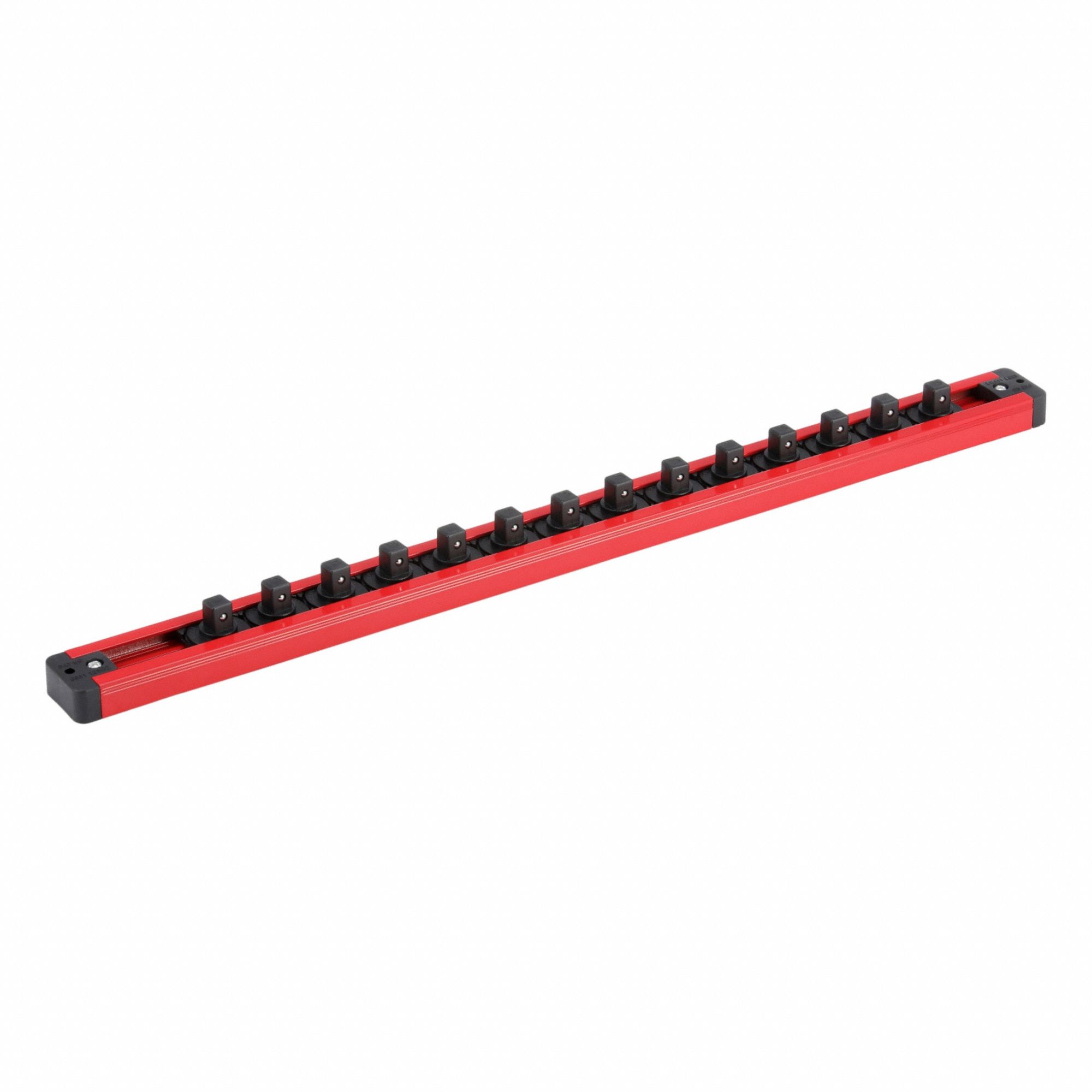 WESTWARD, Red, 18 3/4 in Overall Wd, Socket Rail - 5WXR5
