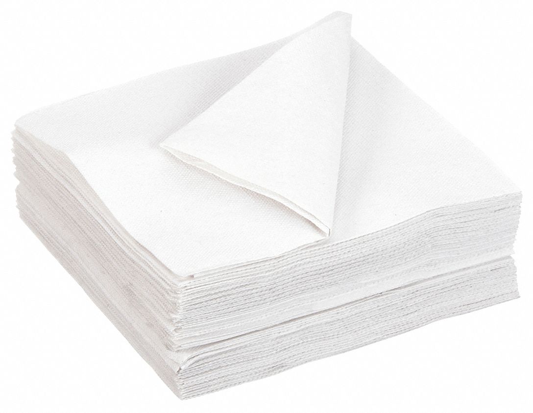 DISPOSABLE WIPES,13 IN X 13 IN,PK18