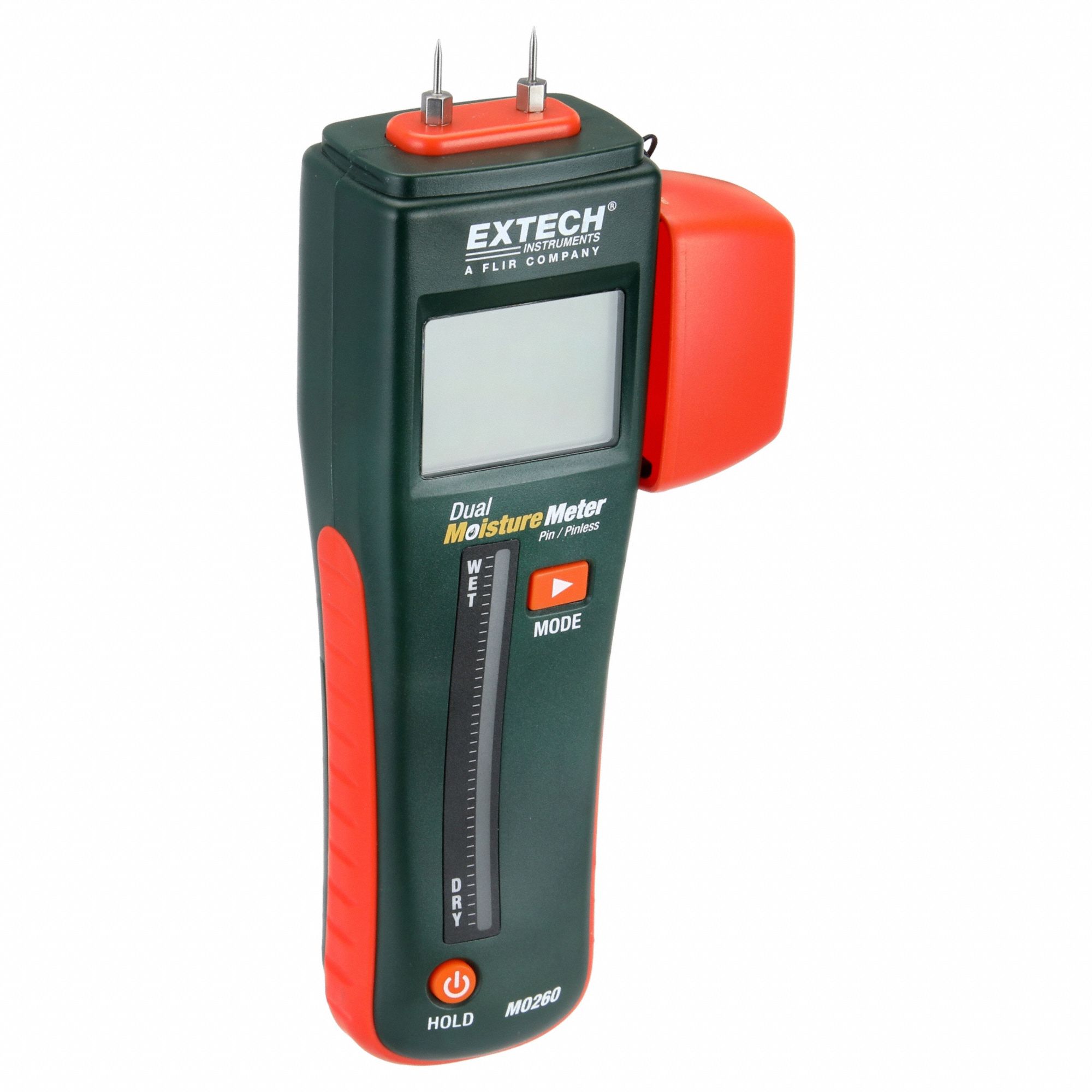 EXTECH, Digital, LCD with Backlight, Moisture Meter - 5WYT4|MO260