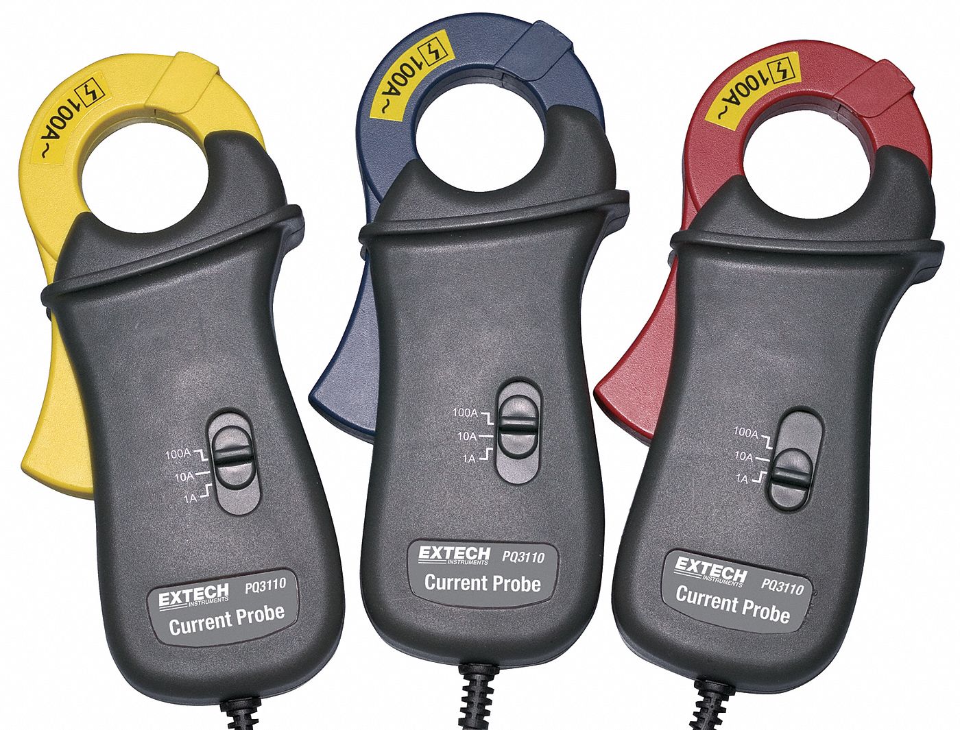 EXTECH AC Clamp On Current Probe Set 100A Amps AC, 1.2 in (32mm) Jaw