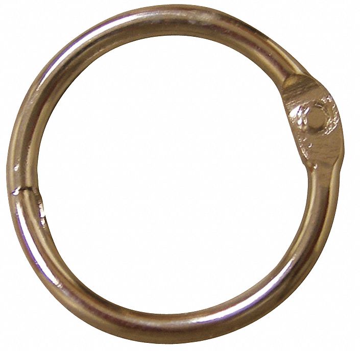 RING,SILVER,FOR USE W/ 1" BINDER,PK50