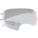 LENS COVER, POLYESTER, 12 7/10X6 2/5 IN, 25-PK, FOR FF-400 RESPIRATOR