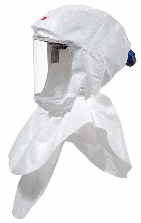 HOOD ASSEMBLY W/ INNER SHROUD, VERSAFLO, NON-WOVEN PP/PETG, UNIVERSAL, NIOSH