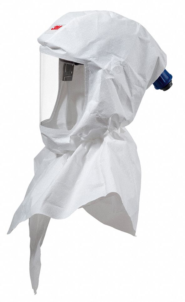 PAINTER'S HOOD ASSEMBLY W/ INNER SHROUD, PAPR SYSTEM, PETG, UNIVERSAL, NIOSH