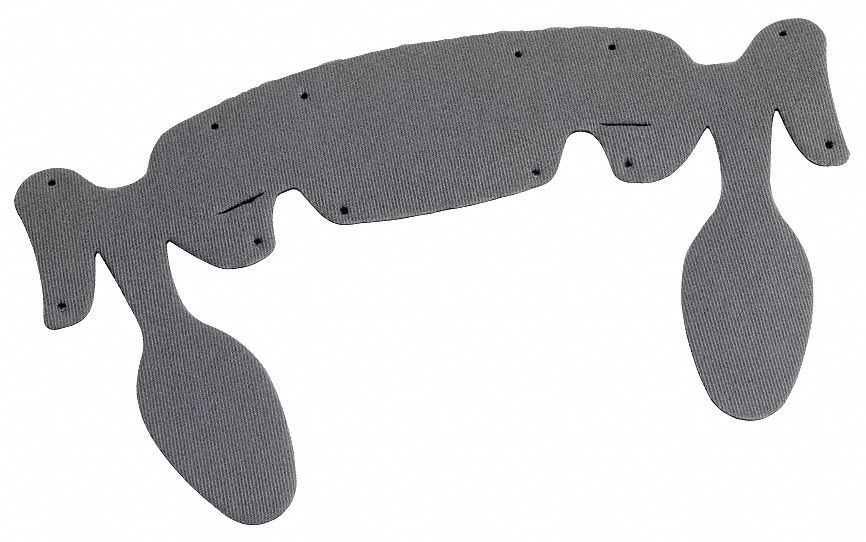 Size Reducing Comfort Pad, Black, PK5