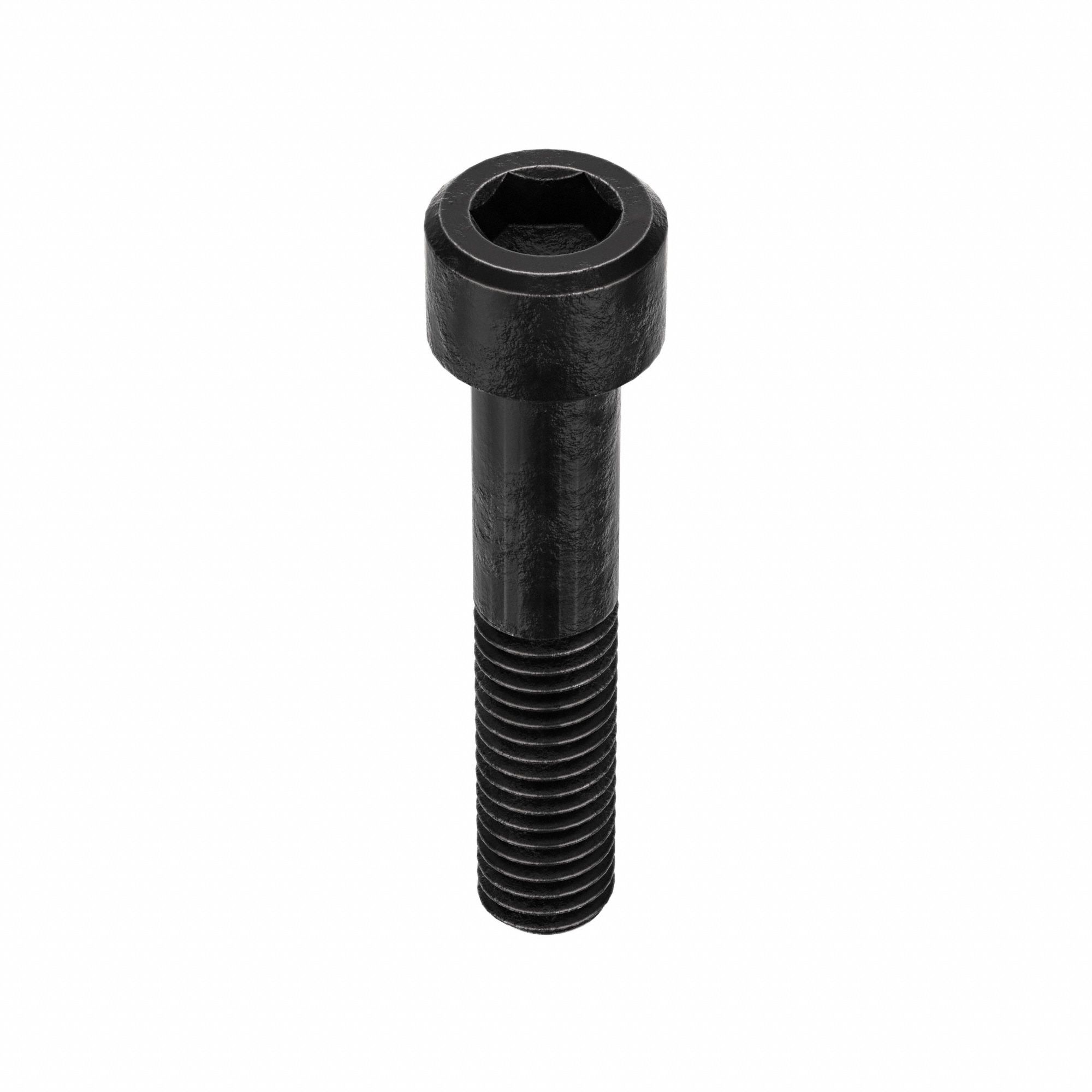 Socket Head Cap Screw: 7/16"-14 Thread Size, 2 1/4 in Lg, Std, Black Oxide, Alloy Steel, 50 PK
