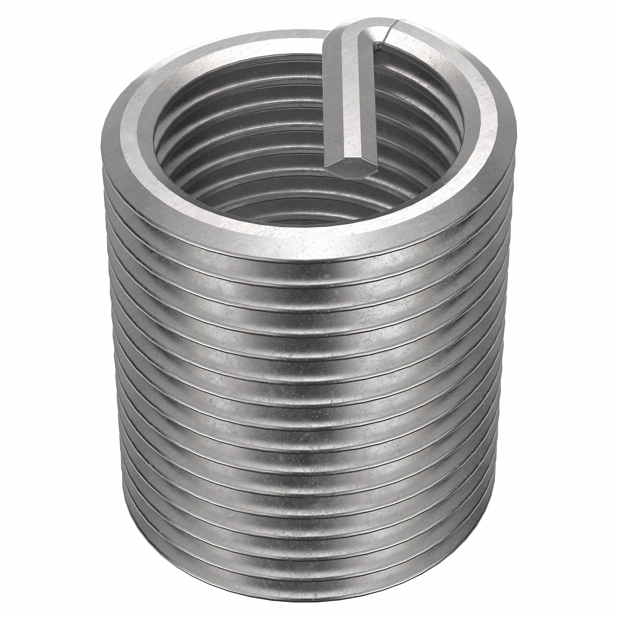 Helical Insert: Tanged Tang Style, Free-Running, 5/8"-18 Thread Size, Plain, 5 PK