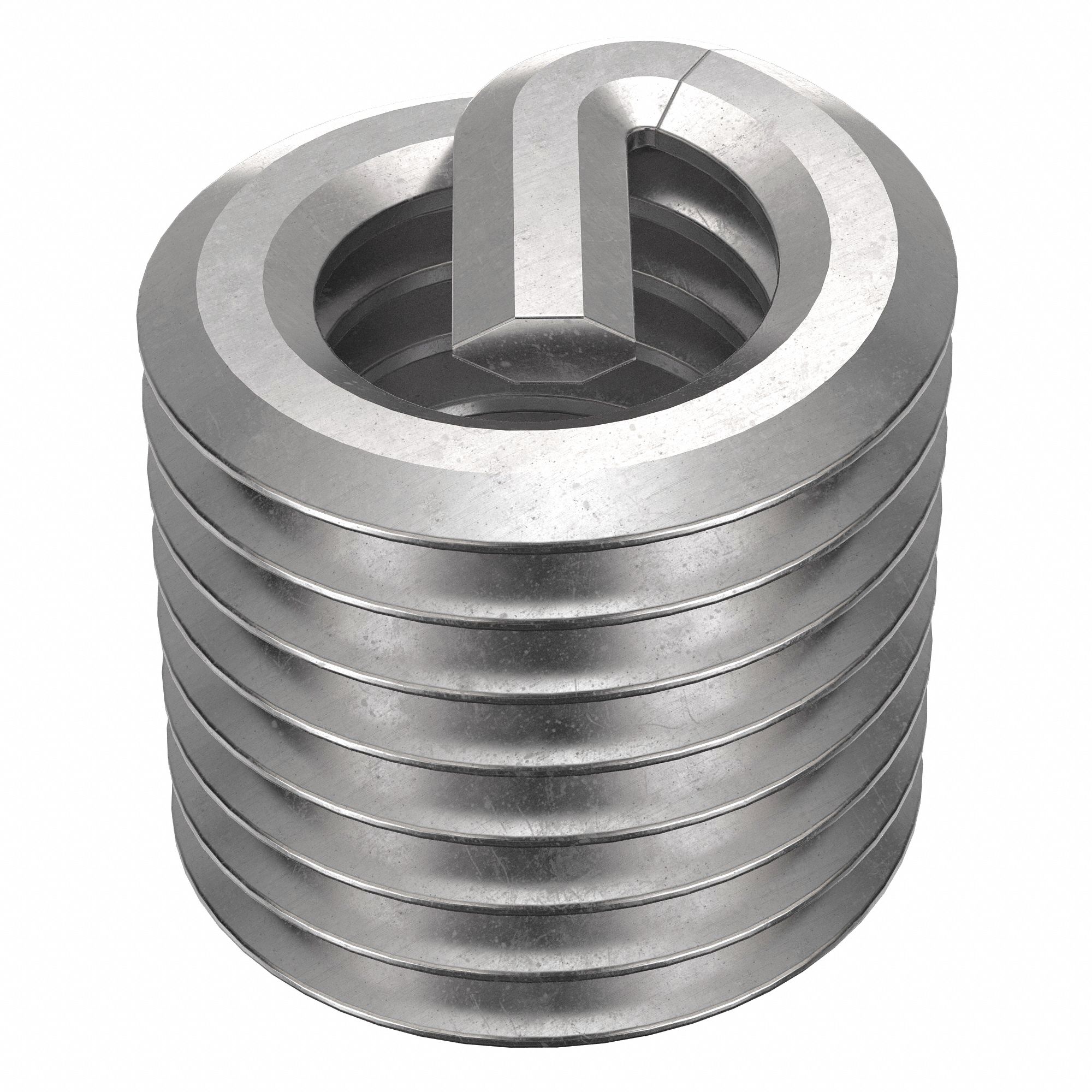 APPROVED VENDOR Helical Insert: Tanged Tang Style, Free-Running, M3-0.50  Thread Size, Plain, 10 PK