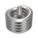 HELICAL INSERT, TANGED, FREE-RUNNING, M6-1.00 THREAD SIZE, PLAIN FINISH, SS, 10 PK