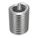 HELICAL INSERT, TANGED, FREE-RUNNING, M6-1.00 THREAD SIZE, PLAIN FINISH, SS, 10 PK