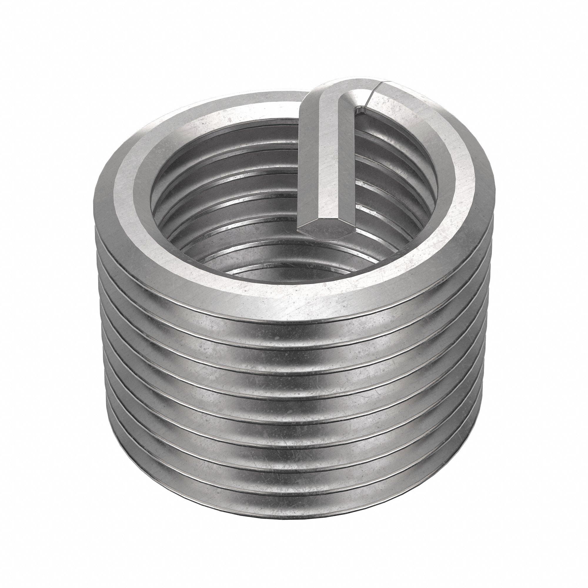 Helical Insert: Tanged Tang Style, Free-Running, M10-1.00 Thread Size, Plain, 10 PK