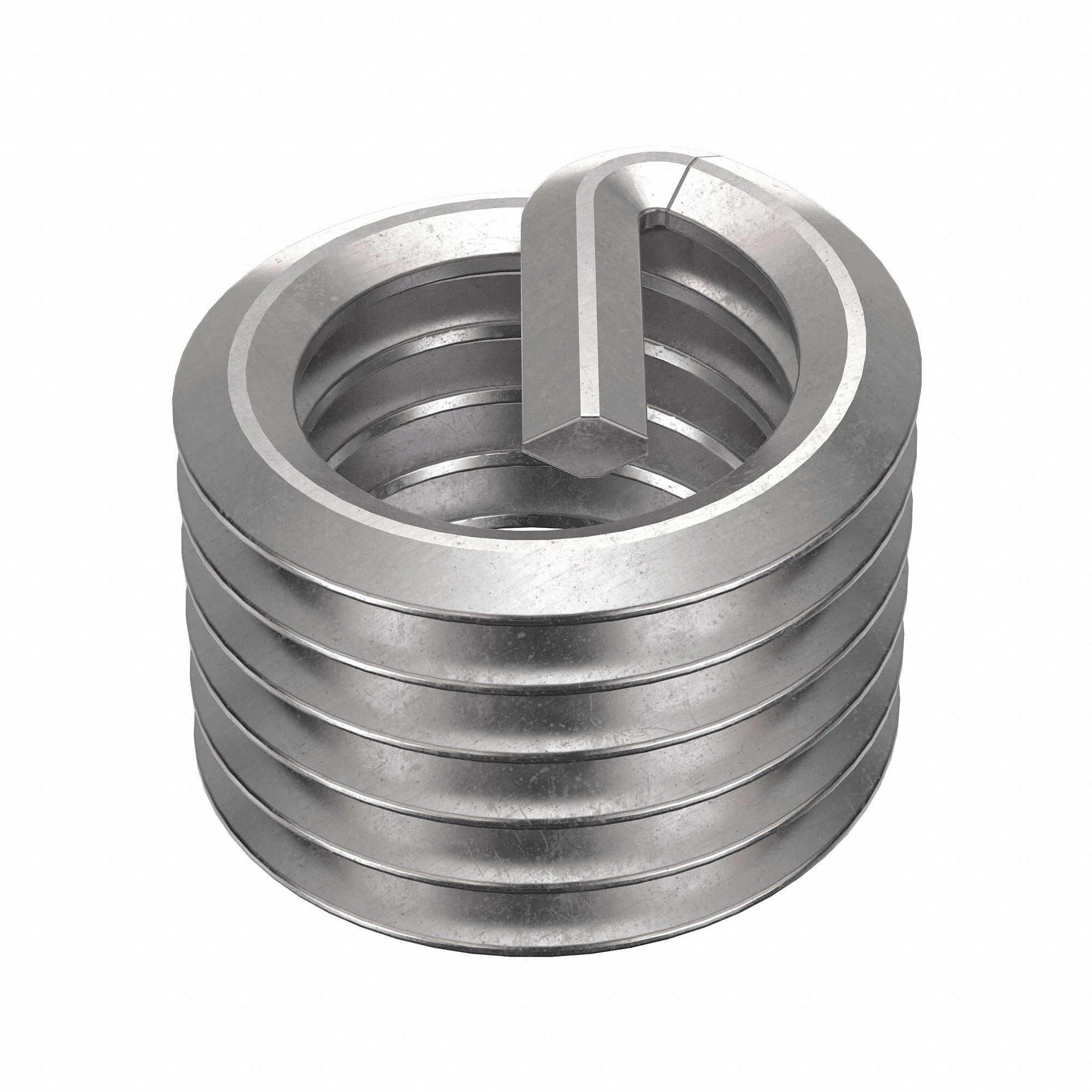 Helical Insert: Tanged Tang Style, Free-Running, M12-1.75 Thread Size, Plain, 5 PK