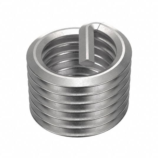 APPROVED VENDOR Helical Insert: Tanged Tang Style, Free-Running, M20-2.50  Thread Size, Plain