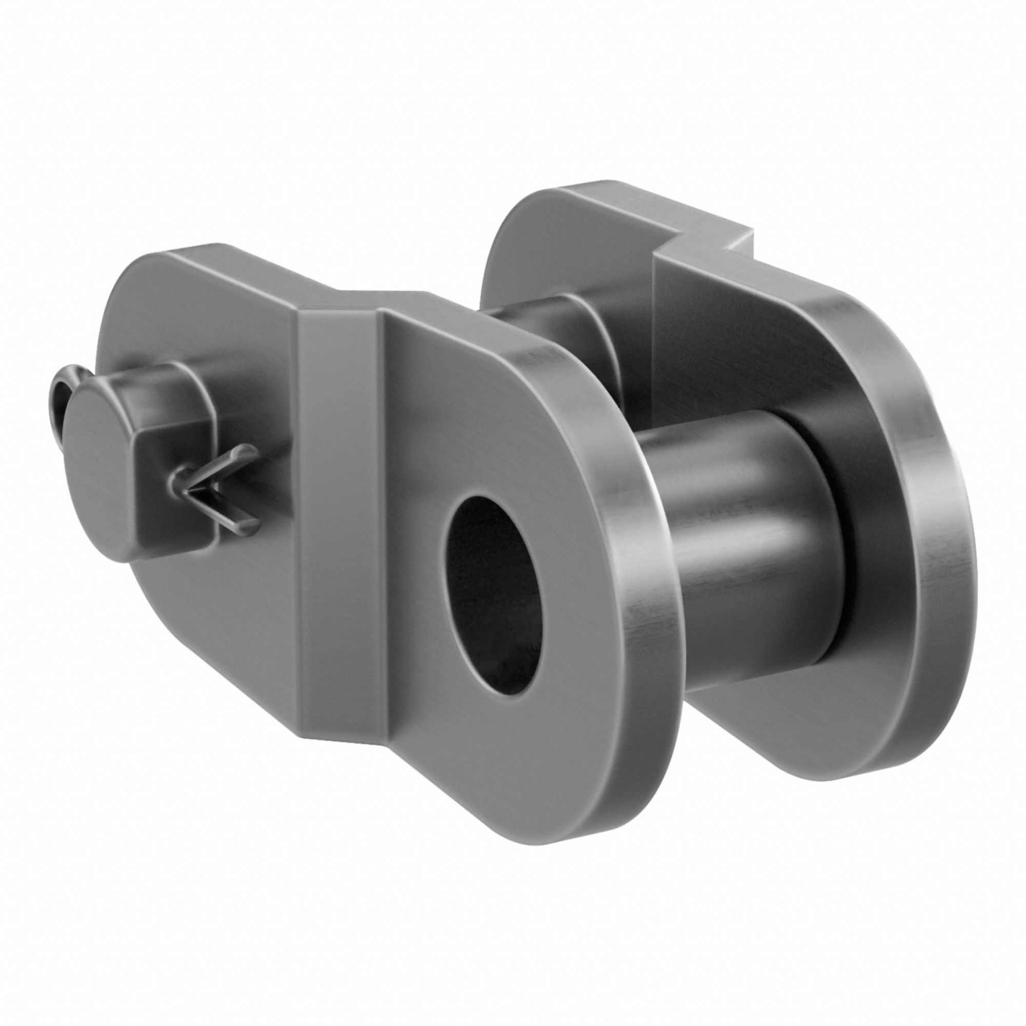 Offset Link: For Std Roller Chains, 35, Single Strand, 3/8 in Pitch, Steel, 35 OL, 5 PK