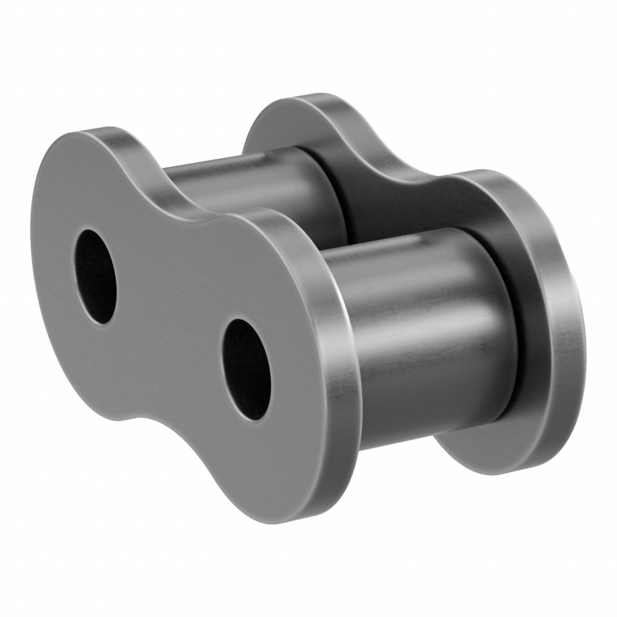 Roller Link: For Std Roller Chains, 60, Single Strand, 3/4 in Pitch, Steel, 5 PK