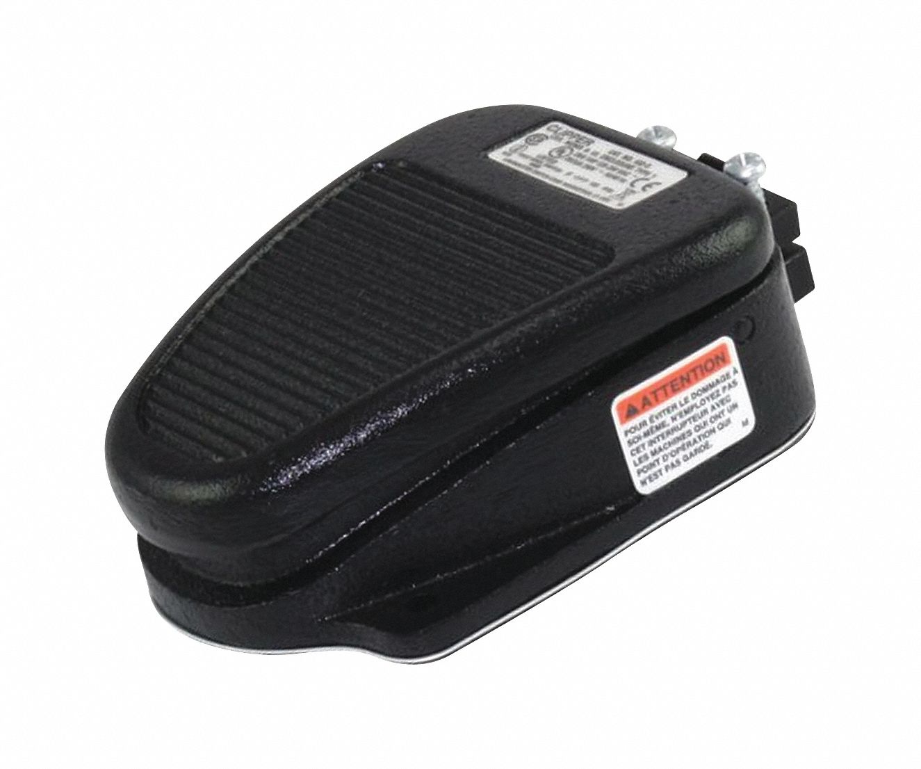 LINEMASTER General Purpose Foot Switch SPDT, 125/250V AC, 1, 20, Cast