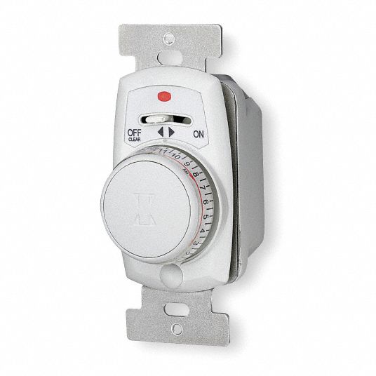 INTERMATIC 120V AC Electromechanical Wall Switch Timer, Max. On/Off