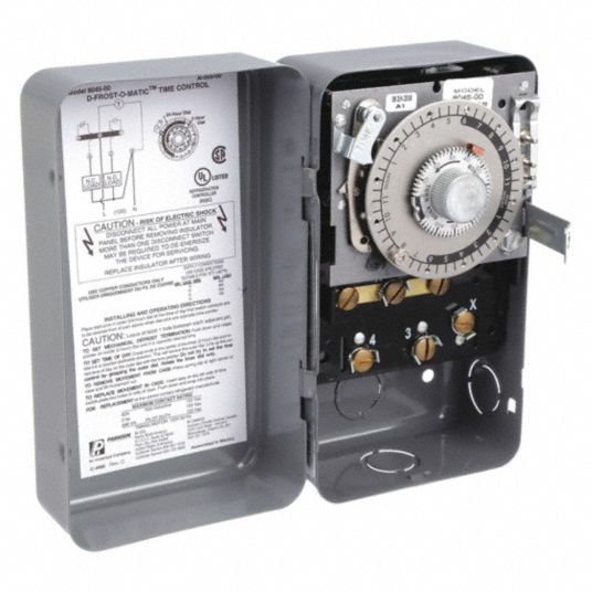 PARAGON Defrost Timer Control, 120V AC Voltage, 40 A Amps, SPDT - 5X454