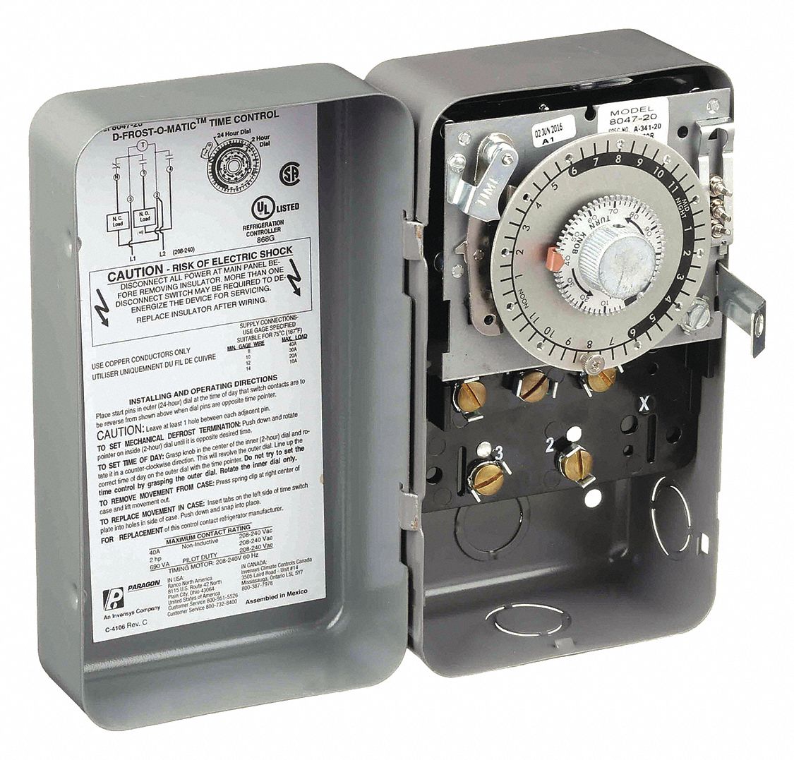 PARAGON, 1 to 6 Per Day, Min of 4 Hours Between Successive Defrost