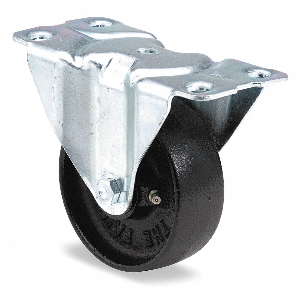 Standard Plate Caster, Rigid, 450 lb.