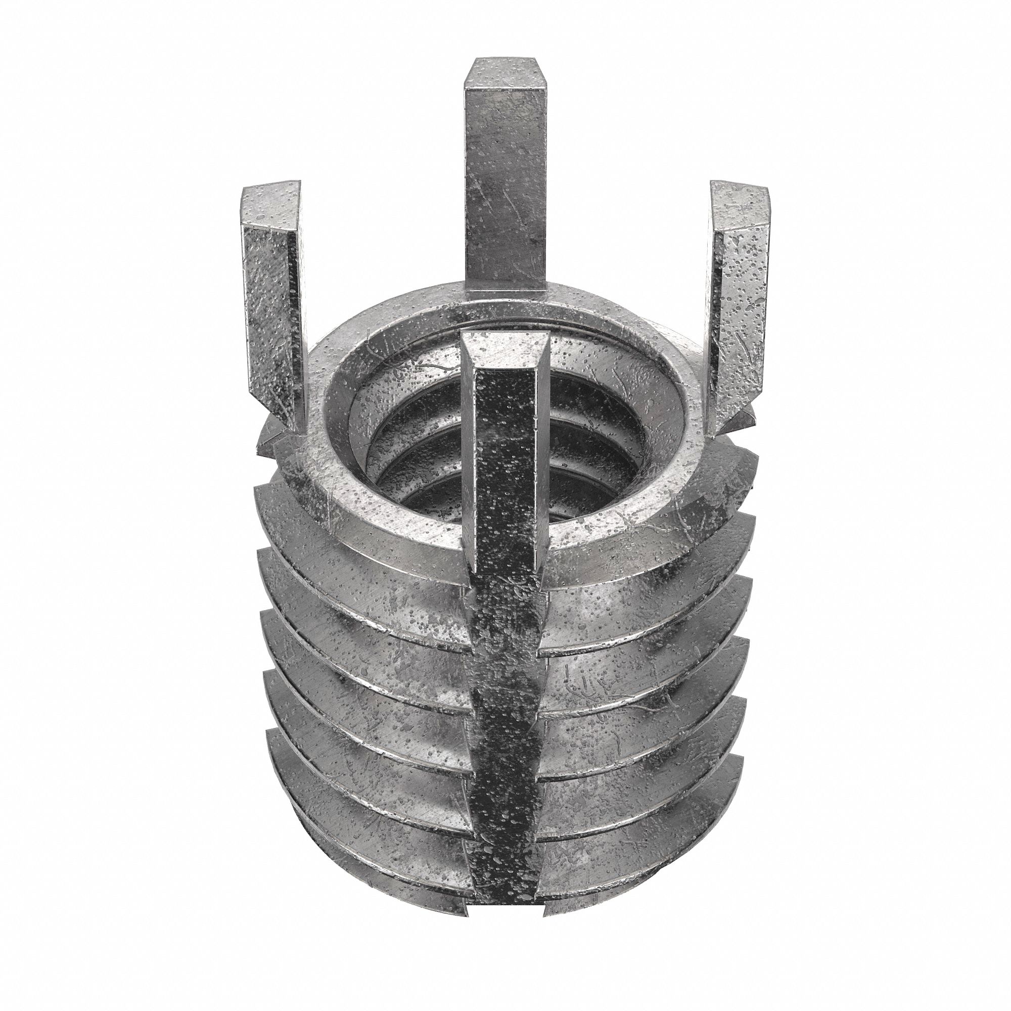 Thin Wall, 4 Keys, Key Locking Thread Insert 5XA195XA19 Grainger