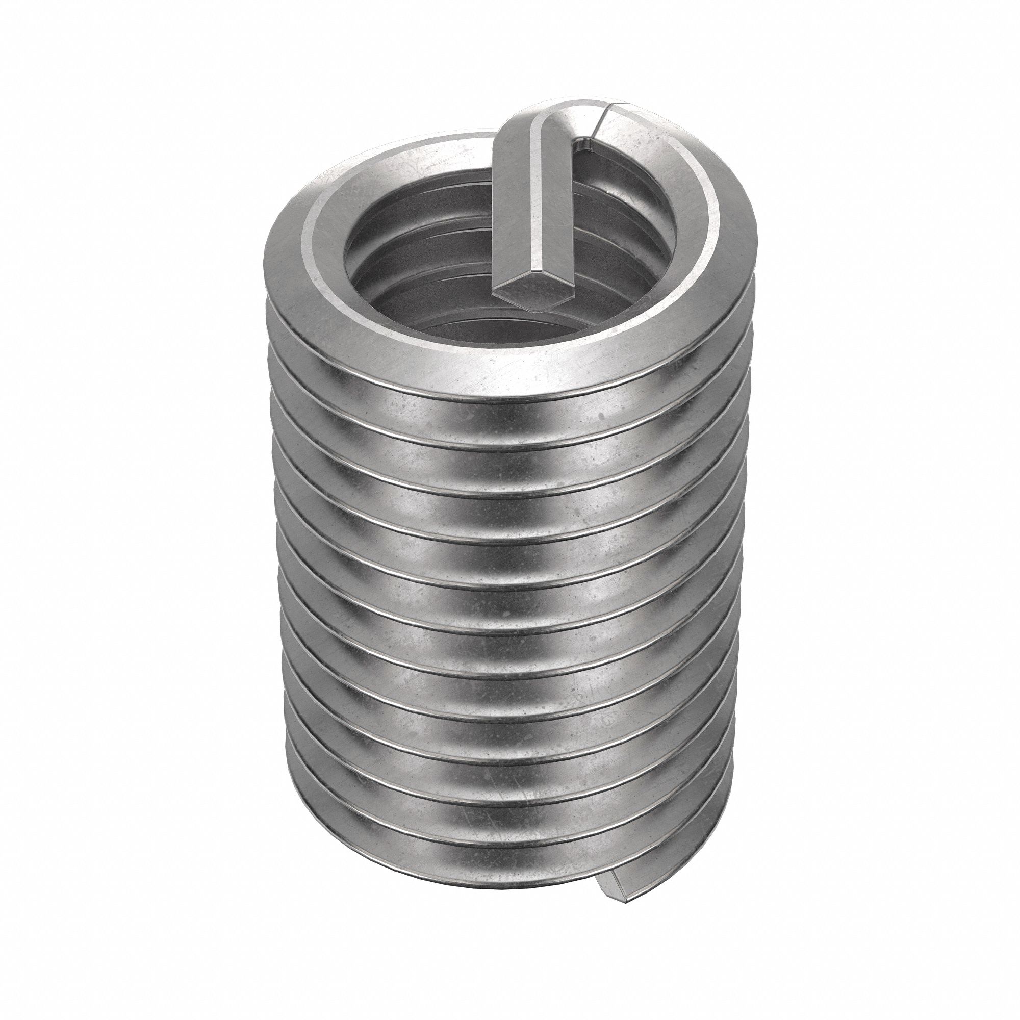 HELICAL INSERT, TANGED, SCREW-LOCKING, M10-1.50 THREAD SIZE, STAINLESS STEEL, 10 PK