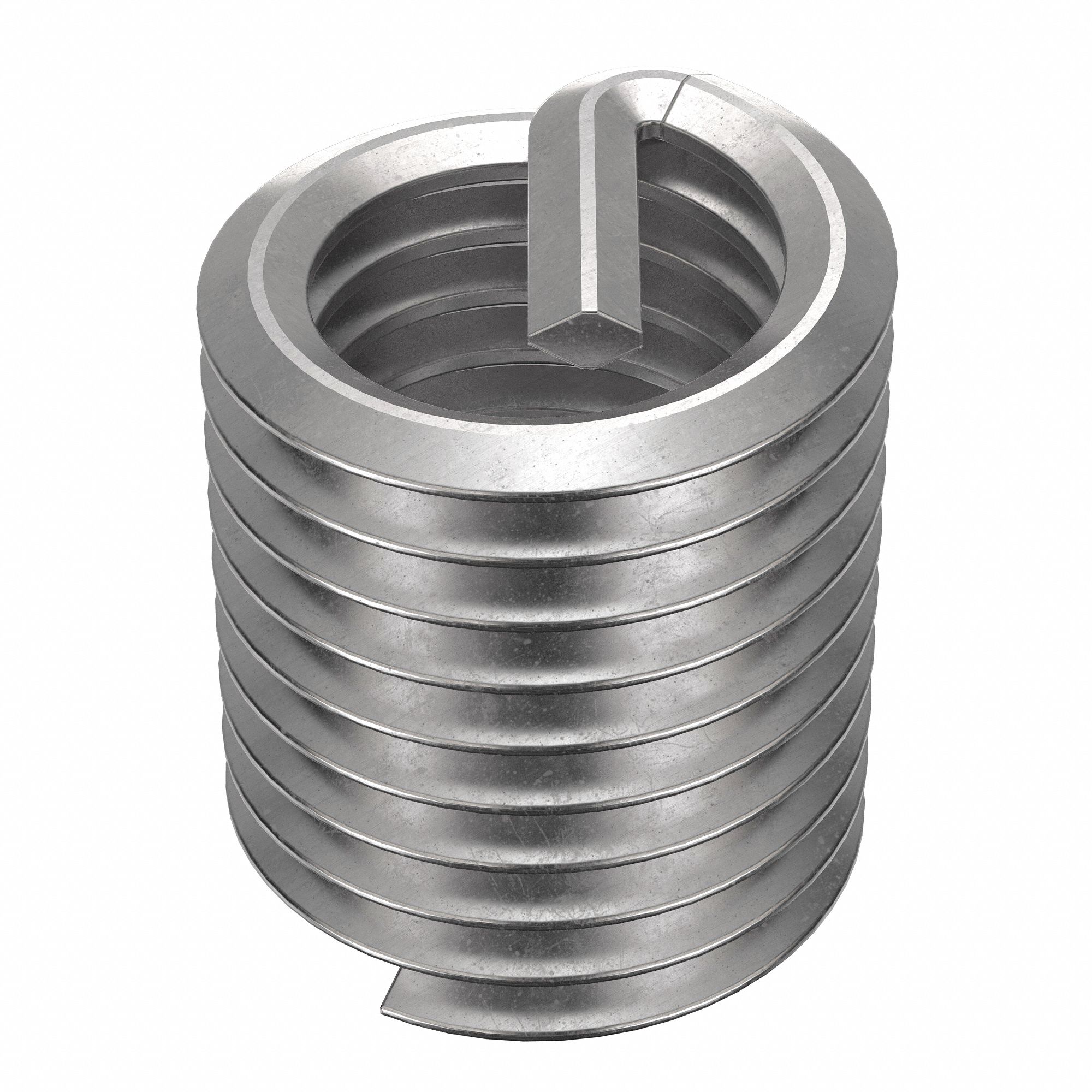 Helical Insert: Tanged Tang Style, Screw-Locking, M14-2.00 Thread Size, Plain, 5 PK