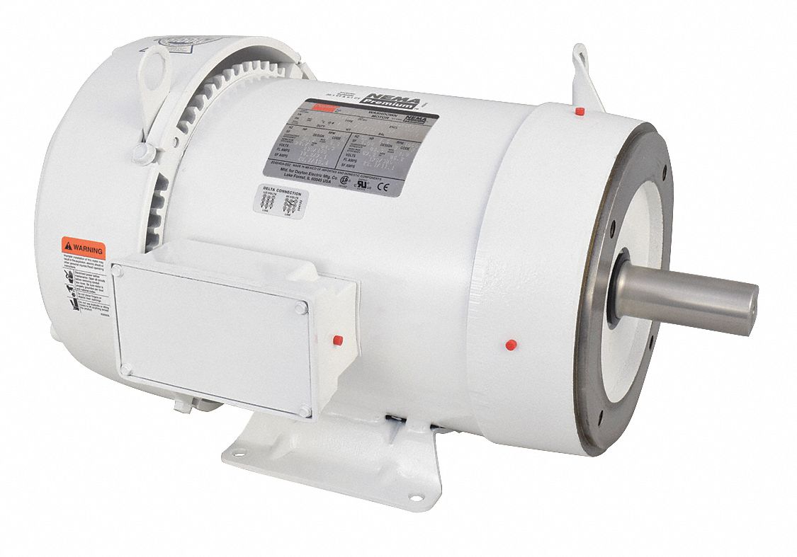 DAYTON, 3Phase, 7 1/2 HP, Washdown Motor 5XAV05XAV0BH Grainger